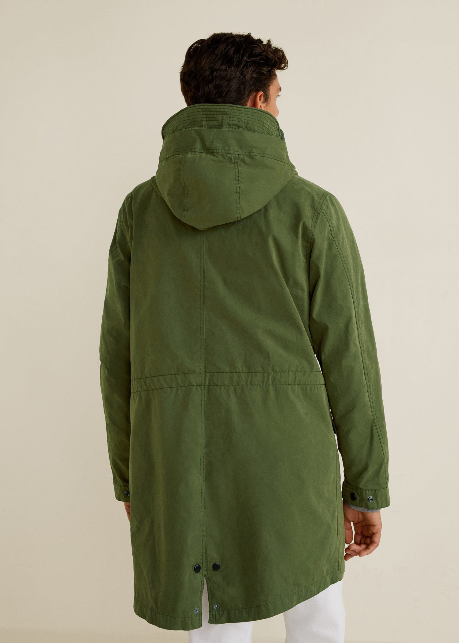 Quilted hooded parka - Imagen 2