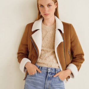 Faux shearling jacket